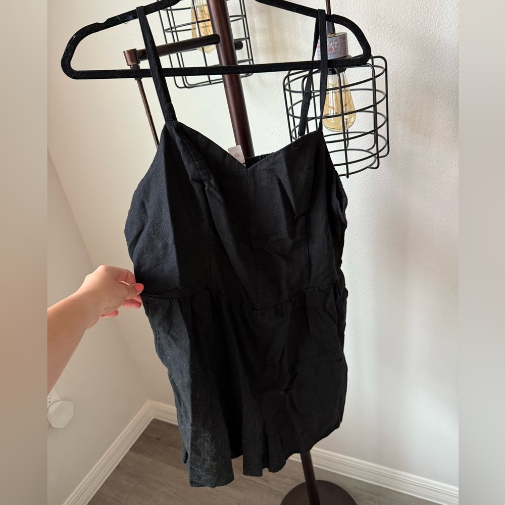 Old Navy Black Sleeveless Romper